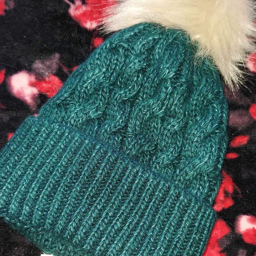 Abercrombie and Fitch Pom Pom Beanie NWT - Picture 6 of 6